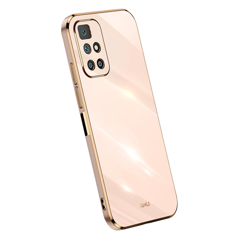 XINLI For Xiaomi Redmi 10 4G (2021) Redmi 10 2022 4G Redmi 10 Prime Redmi Note 11 4G (MediaTek) Phone Case with Electroplating Edge XINLI For Xiaomi Redmi 10 4G (2021) Redmi 10 2022 4G Redmi 10 Prime Redmi Note 11 4G (MediaTek) Phone Case with Electroplating Edge